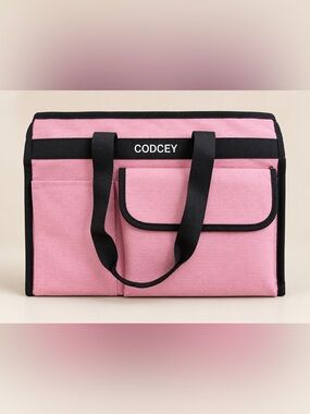 CODCEY Large Pink Waterproof Tote Bag Teacher Nurse Work Beach Travel Bag